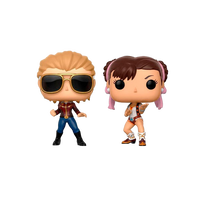 Set figuras POP Marvel Captain Marvel vs ChunLi Set figuras POP Marvel Captain Marvel vs ChunLi