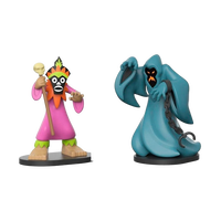 Set figuras Scooby Doo Hero World Witch Doctor amp Phantom