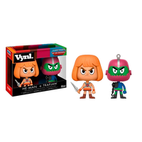 Set figuras Vynl Masters Of The Universe HeMan y Trapjaw Set figuras Vynl Masters Of The Universe HeMan y Trapjaw