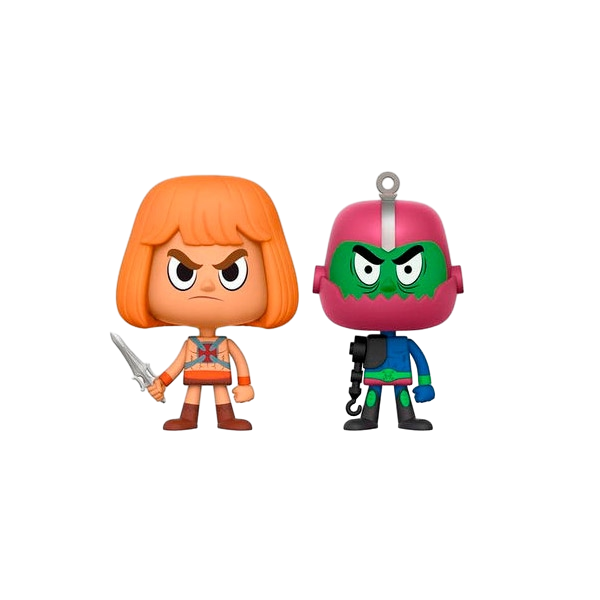 Set figuras Vynl Masters Of The Universe HeMan y Trapjaw Set figuras Vynl Masters Of The Universe HeMan y Trapjaw