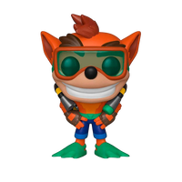 Funko POP Crash Bandicoot Crash with Scuba Series 2 Funko POP Crash Bandicoot Crash with Scuba Series 2
