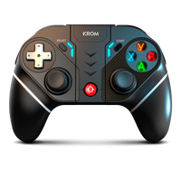 Krom Kexal | Gamepad Bluetooth y USB Compatible Multiplataforma PC Nintendo Switch iOS Android Krom Kexal | Gamepad Bluetooth y USB Compatible Multiplataforma PC Nintendo Switch iOS Android