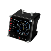 Logitech G Panel de instrumentos Saitek Pro Flight Simulador de vuelo pantalla LCD Mando de simulación Logitech G Panel de instrumentos Saitek Pro Flight Simulador de vuelo pantalla LCD Mando de simulación