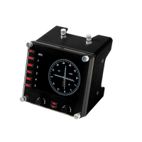 Logitech G Panel de instrumentos Saitek Pro Flight Simulador de vuelo pantalla LCD Mando de simulación Logitech G Panel de instrumentos Saitek Pro Flight Simulador de vuelo pantalla LCD Mando de simulación