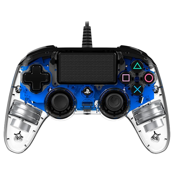 Nacon PS4 oficial transparente LED azul wired Gamepad Nacon PS4 oficial transparente LED azul wired Gamepad