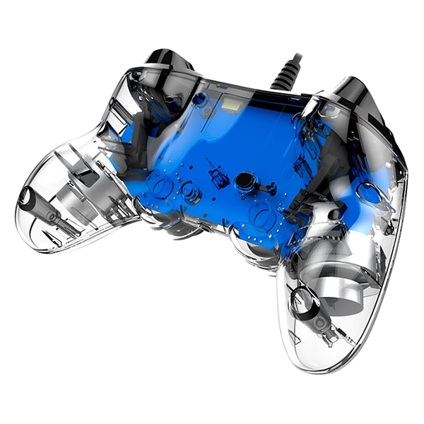 Nacon PS4 oficial transparente LED azul wired Gamepad Nacon PS4 oficial transparente LED azul wired Gamepad