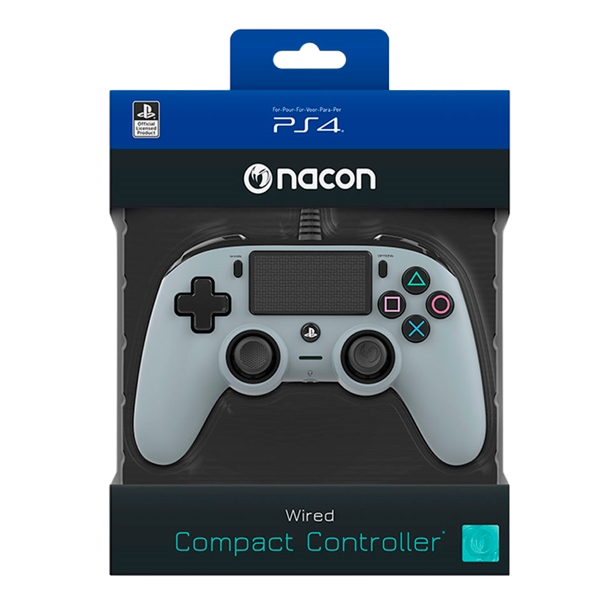 Nacon PS4 oficial gris wired Gamepad Nacon PS4 oficial gris wired Gamepad