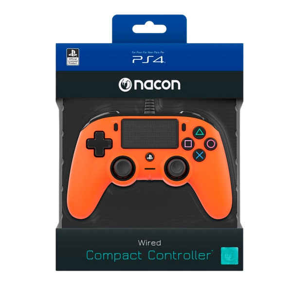 Nacon PS4 oficial naranja wired Gamepad Nacon PS4 oficial naranja wired Gamepad
