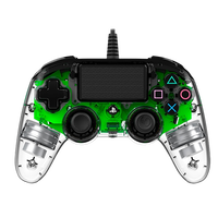 Nacon PS4 oficial transparente LED verde wired Gamepad Nacon PS4 oficial transparente LED verde wired Gamepad