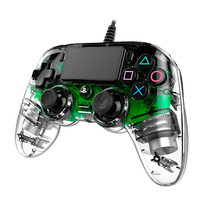 Nacon PS4 oficial transparente LED verde wired Gamepad Nacon PS4 oficial transparente LED verde wired Gamepad