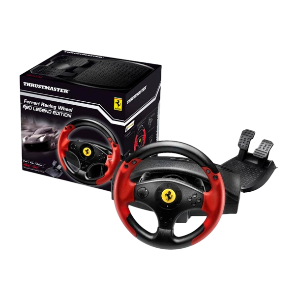 Thrustmaster Ferrari Red Legend Edition PC  Volante y pedales Thrustmaster Ferrari Red Legend Edition PC  Volante y pedales