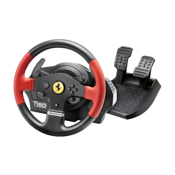 Thrustmaster T150 Ferrari Wheel Force Feedback  Volante y pedales Thrustmaster T150 Ferrari Wheel Force Feedback  Volante y pedales