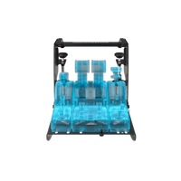 Thrustmaster TM Flying Clamp para Dispositivos de Simulación de Vuelo  Anclaje Metálico de Escritorio