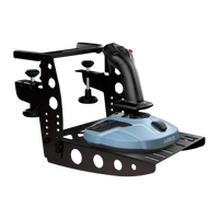 Thrustmaster TM Flying Clamp para Dispositivos de Simulación de Vuelo  Anclaje Metálico de Escritorio