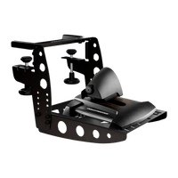 Thrustmaster TM Flying Clamp para Dispositivos de Simulación de Vuelo  Anclaje Metálico de Escritorio