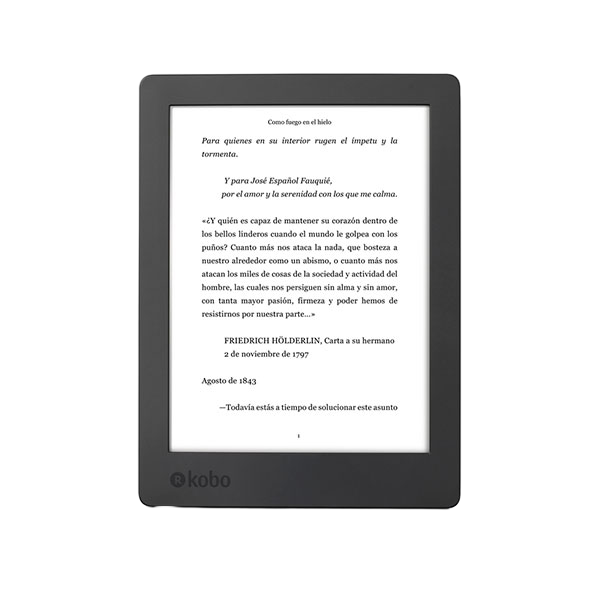KOBO AURA H2O 2 ED 68 HD Luz Wifi  Libro Electrónico KOBO AURA H2O 2 ED 68 HD Luz Wifi  Libro Electrónico
