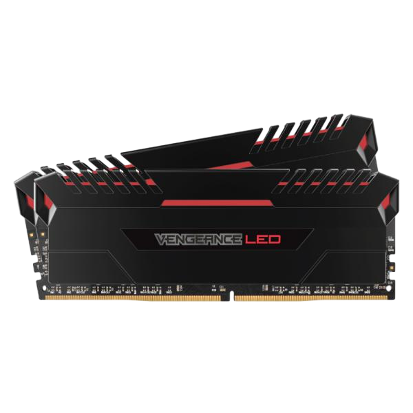 Corsair Vengeance Led DDR4 3000MHz 2x8GB Rojo Memoria RAM Corsair Vengeance Led DDR4 3000MHz 2x8GB Rojo Memoria RAM