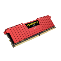 Corsair Vengeance LPX DDR4 2666Mhz 8GB Roja  Memoria RAM