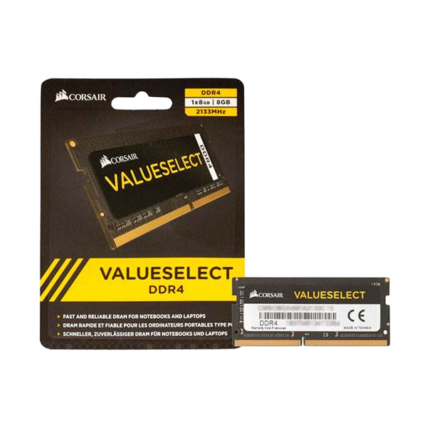 MEMORIA SODIMM DDR4 8GB PC417000 2133MHZ CORSAIR CL15 12V MEMORIA SODIMM DDR4 8GB PC417000 2133MHZ CORSAIR CL15 12V
