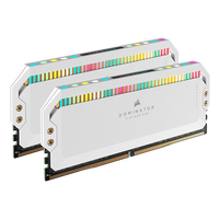 Corsair Dominator Platinum RGB 32GB2X16GB 5600Mhz Blanca DDR5 Corsair Dominator Platinum RGB 32GB2X16GB 5600Mhz Blanca DDR5