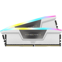 Corsair Vengeance RGB 32GB 2x16GB 6400MHz  RAM DDR5 CL32 Blanca