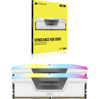 Corsair Vengeance RGB 32GB 2x16GB 6400MHz  RAM DDR5 CL32 Blanca
