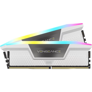 Corsair Vengeance RGB 32GB 2x16GB 6000MHz  RAM DDR5 CL38 Blanca