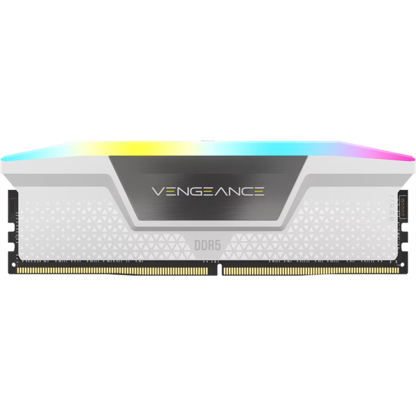 Corsair Vengeance RGB 32GB 2x16GB 6000MHz Memoria RAM DDR5 CL30 Blanca Corsair Vengeance RGB 32GB 2x16GB 6000MHz Memoria RAM DDR5 CL30 Blanca