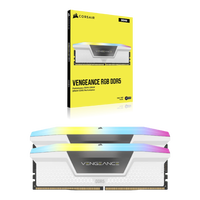 Corsair Vengeance RGB 32GB 2x16GB 6000MHz Memoria RAM DDR5 CL36 Blanca Corsair Vengeance RGB 32GB 2x16GB 6000MHz Memoria RAM DDR5 CL36 Blanca