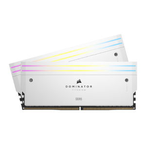 Corsair Dominator Titanium RGB 64GB 2x32GB 6400MHz  Memoria RAM DDR5 Blanca CL32