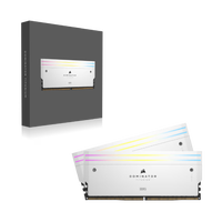 Corsair Dominator Titanium RGB 64GB 2x32GB 6400MHz  Memoria RAM DDR5 Blanca CL32