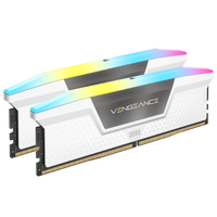 Corsair Vengeance RGB 64GB 2x32GB 5600MHz Memoria RAM DDR5 CL40 Blanca Corsair Vengeance RGB 64GB 2x32GB 5600MHz Memoria RAM DDR5 CL40 Blanca