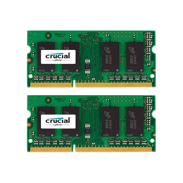 Crucial  DDR3  8 GB  2 x 4 GB  SO DIMM 204 PIN  Memoria Crucial  DDR3  8 GB  2 x 4 GB  SO DIMM 204 PIN  Memoria