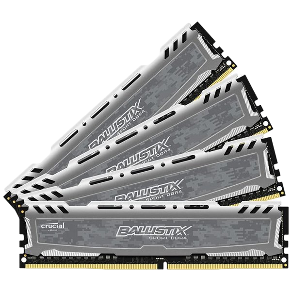 Crucial Ballistix Sport LT DDR4 2400MHz 16GB4x4 CL16  RAM Crucial Ballistix Sport LT DDR4 2400MHz 16GB4x4 CL16  RAM