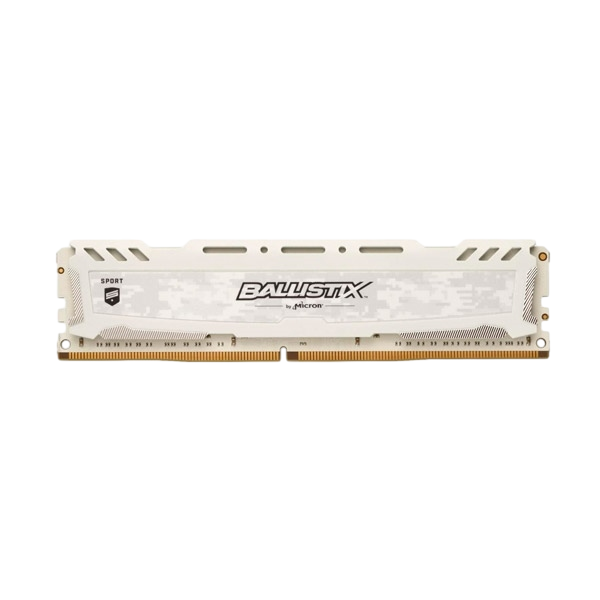 Crucial Ballistix Sport LT DDR4 3200MHz 8GB blanco RAM Crucial Ballistix Sport LT DDR4 3200MHz 8GB blanco RAM