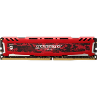 Crucial Ballisitx Sport DDR4 3200MHz 8GB CL16 Roja  Memoria