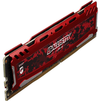 Crucial Ballisitx Sport DDR4 3200MHz 8GB CL16 Roja  Memoria