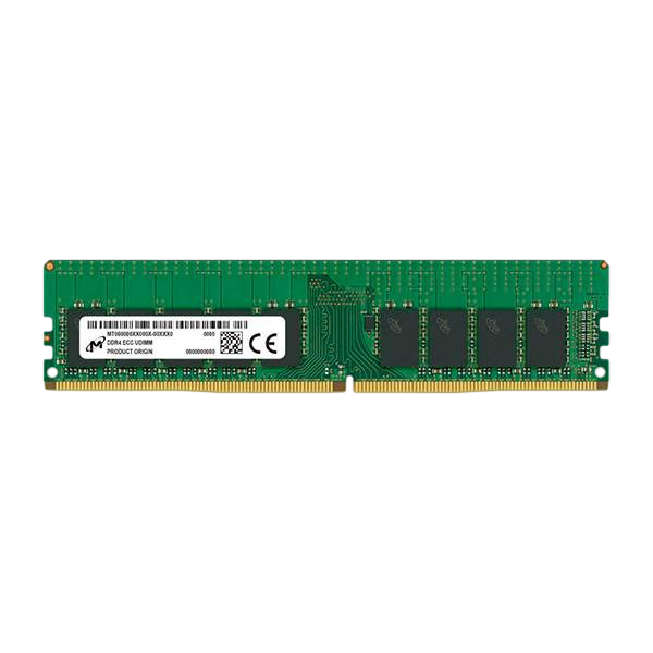 Micron DDR4 ECC UDIMM 32GB 2Rx8 3200 Micron DDR4 ECC UDIMM 32GB 2Rx8 3200
