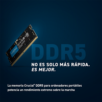 Crucial DDR5 8GB 4800Mhz SODIMM Memoria RAM Crucial DDR5 8GB 4800Mhz SODIMM Memoria RAM