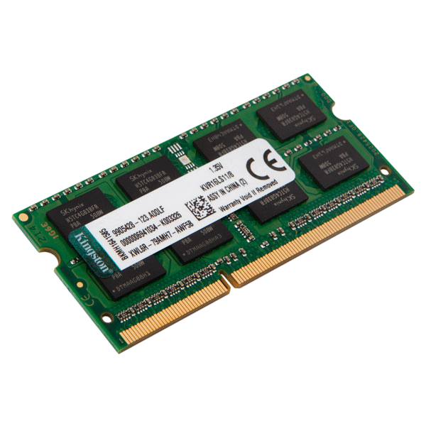 Kingston ValueRAM DDR3L 1600Mhz 8GB SODIMM  Memoria RAM Kingston ValueRAM DDR3L 1600Mhz 8GB SODIMM  Memoria RAM