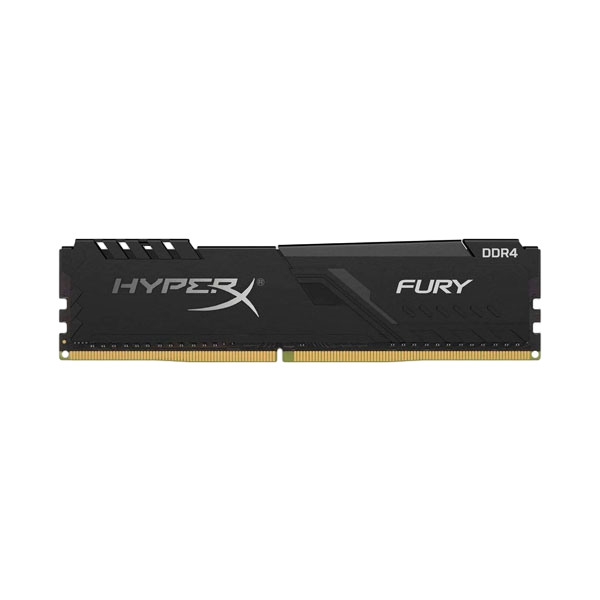 HyperX Fury Black DDR4 2666MHz 16GB CL16 Memoria RAM HyperX Fury Black DDR4 2666MHz 16GB CL16 Memoria RAM