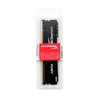 HyperX Fury Black DDR4 2666MHz 16GB CL16 Memoria RAM HyperX Fury Black DDR4 2666MHz 16GB CL16 Memoria RAM