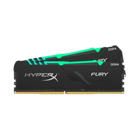 HyperX Fury RGB RAM 16 GB 2 x 8 GB 3200Mhz DDR4 HyperX Fury RGB RAM 16 GB 2 x 8 GB 3200Mhz DDR4