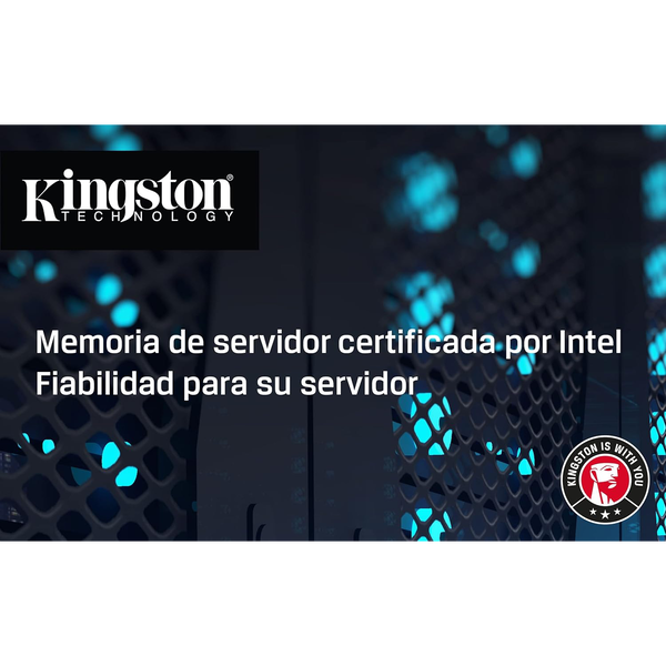 Kingston Server Premier 64GB DDR5 ECC 5600MHz CL46  Memoria para Servidor Kingston Server Premier 64GB DDR5 ECC 5600MHz CL46  Memoria para Servidor