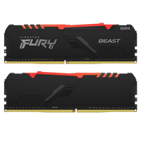 Kingston Fury Beast RGB DDR4 64GB 4x16GB 2666MHZ CL16  Memoria RAM