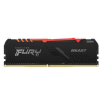 Kingston Fury Beast RGB DDR4 8GB 3200MHz CL16 Memoria RAM Kingston Fury Beast RGB DDR4 8GB 3200MHz CL16 Memoria RAM