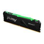 Kingston Fury Beast RGB DDR4 8GB 3200MHz CL16 Memoria RAM Kingston Fury Beast RGB DDR4 8GB 3200MHz CL16 Memoria RAM