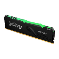 Kingston Fury Beast RGB DDR4 8GB 3200MHz CL16 Memoria RAM Kingston Fury Beast RGB DDR4 8GB 3200MHz CL16 Memoria RAM