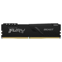 Kingston Fury Beast Black DDR4 8GB 2666MHZ CL16 Memoria RAM Kingston Fury Beast Black DDR4 8GB 2666MHZ CL16 Memoria RAM