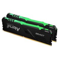 Kingston Fury Beast RGB DDR4 16GB 2x8GB 3200MHz CL16  Memoria RAM